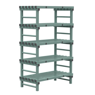 Rea eurostelling 5 schappen 1200(l)x600(d)x1850(h)mm