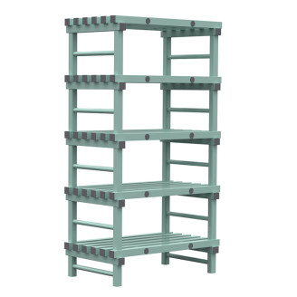 Rea eurostelling 5 schappen 1000(l)x600(d)x1850(h)mm