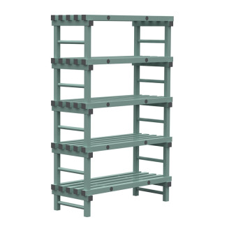 Rea eurostelling 5 schappen 1200(l)x500(d)x1850(h)mm