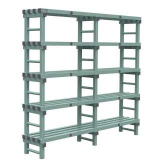 Rea eurostelling 5 schappen 2000(l)x400(d)x1850(h)mm
