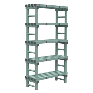 Rea eurostelling 5 schappen 1000(l)x400(d)x1850(h)mm