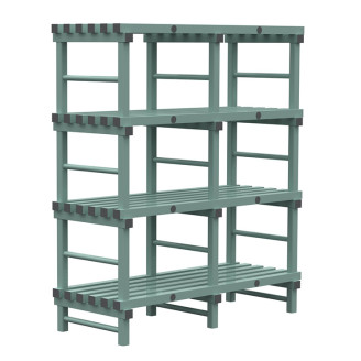 Rea eurostelling 4 schappen 1500(l)x600(d)x1750(h)mm