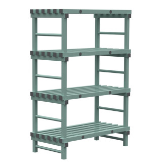Rea eurostelling 4 schappen 1200(l)x600(d)x1750(h)mm