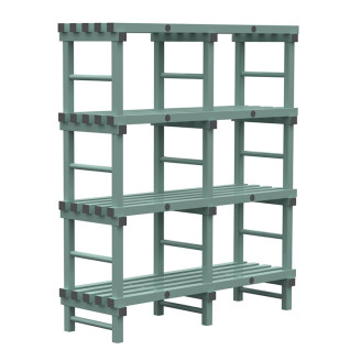 Rea eurostelling 4 schappen 1500(l)x500(d)x1750(h)mm