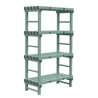 Rea eurostelling 4 schappen 1000(l)x500(d)x1750(h)mm