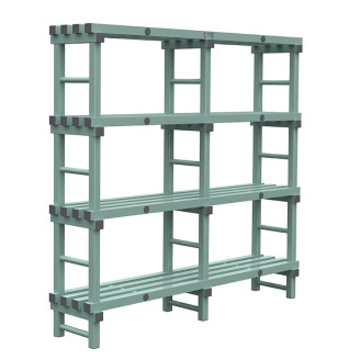 Rea eurostelling 4 schappen 1800(l)x400(d)x1750(h)mm