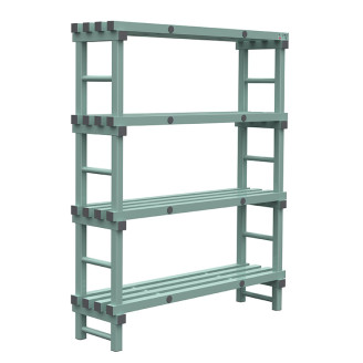 Rea eurostelling 4 schappen 1400(l)x400(d)x1750(h)mm