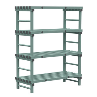 Rea eurostelling 4 schappen 1400(l)x600(d)x1750(h)mm
