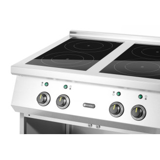 Hendi Inductiekookplaat, 4 kookzones, 17kW