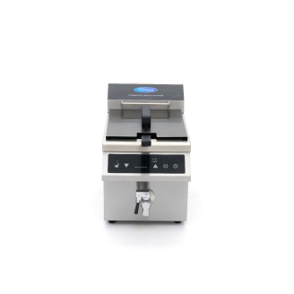 Maxima Frituurpan - 8 L - 1 Mand - Inductie - met Tapkraan