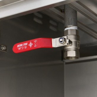 Maxima Frituurpan - 2 x 16 L - 2 Manden - met Tapkraan en Opbergruimte - 230V