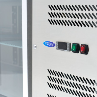 Maxima Koelwerkbank - 223 cm - 4 Glazen Deuren