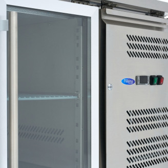 Maxima Koelwerkbank - 180 cm - 3 Glazen Deuren