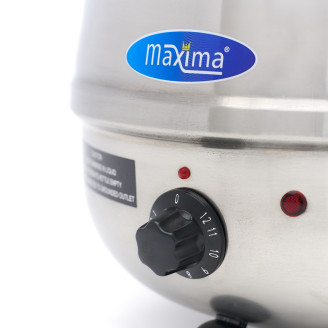 Maxima Soepketel - 10 L - Uitneembare binnenpan - Rvs - met Lepeluitsparing