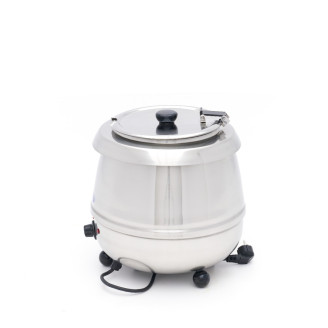 Maxima Soepketel - 10 L - Uitneembare binnenpan - Rvs - met Lepeluitsparing