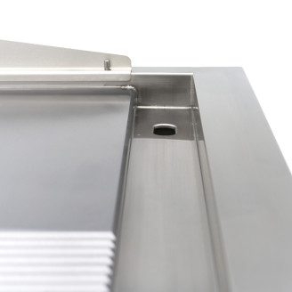 Maxima Inductie Grillplaat 700 - Glad en Gegroefd - 5000W - Dubbel