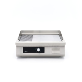 Maxima Inductie Grillplaat 700 - Glad en Gegroefd - 5000W - Dubbel