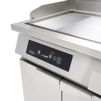 Maxima Inductie Grillplaat 700 - Glad en Gegroefd - 10000W - Dubbel