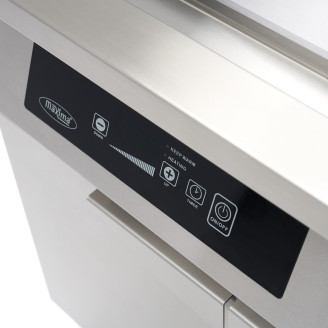 Maxima Inductie Grillplaat 700 - Glad en Gegroefd - 10000W - Dubbel