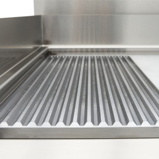 Maxima Inductie Grillplaat 700 - Glad en Gegroefd - 10000W - Dubbel