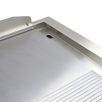 Maxima Inductie Grillplaat 700 - Glad en Gegroefd - 10000W - Dubbel