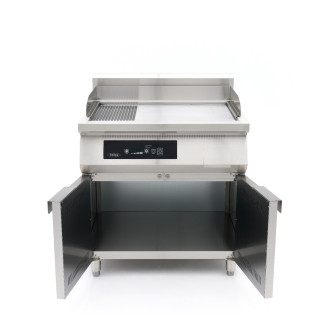 Maxima Inductie Grillplaat 700 - Glad en Gegroefd - 10000W - Dubbel