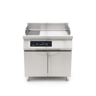 Maxima Inductie Grillplaat 700 - Glad en Gegroefd - 10000W - Dubbel