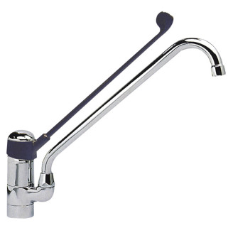 Monobloc mengkraan met kunststof elleboog bediening, 200mm