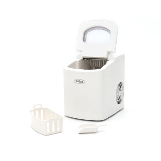 Maxima IJsblokjesmachine - 10-12 Kg/Dag- Holle IJsblokjes - Luchtgekoeld - Wit