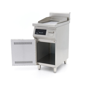 Maxima Inductie Grillplaat 700 - Glad - 5000W - Enkel - met Onderstel
