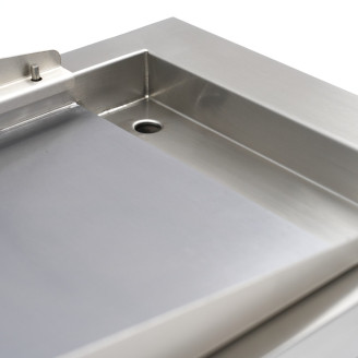 Maxima Inductie Grillplaat 700 - Glad - 5000W - Enkel - met Onderstel