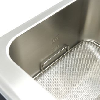 Maxima Frituurpan - 8 L - 1 Mand - Liftsysteem - met Tapkraan