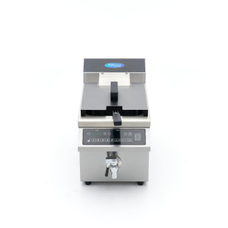 Maxima Frituurpan - 8 L - 1 Mand - Liftsysteem - met Tapkraan