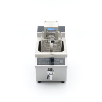 Maxima Frituurpan - 8 L - 1 Mand - Liftsysteem - met Tapkraan