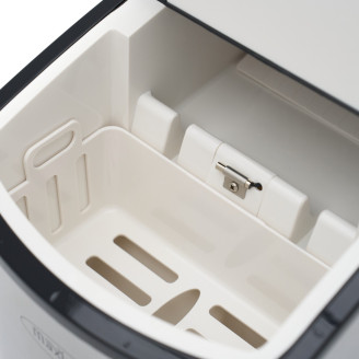 Maxima IJsblokjesmachine - 10-12 Kg/Dag- Holle IJsblokjes - Luchtgekoeld - Zilver