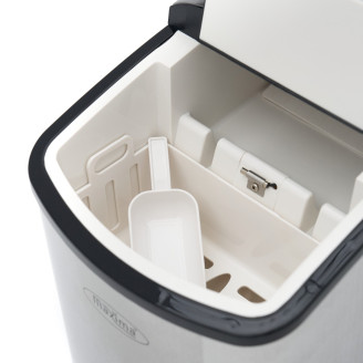 Maxima IJsblokjesmachine - 10-12 Kg/Dag- Holle IJsblokjes - Luchtgekoeld - Zilver