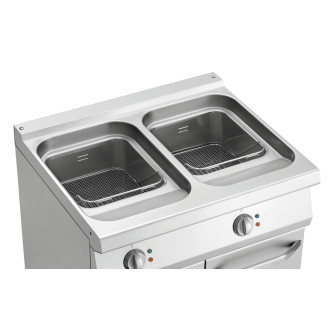 Bartscher elektrische friteuse, 2 binnenpannen, 286922