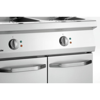 Bartscher elektrische friteuse, 2 binnenpannen, 286922