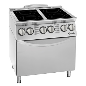 Bartscher Elektrisch fornuis 900 4 kookzones EBO