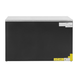 Polar G-Series 3-deurs koelwerkbank zwart - 400 liter - PG023