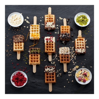 Neum&auml;rker set stokjes voor wafels op stok (1000 stuks)
