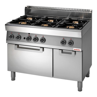 Modular 700 Gas 6-pits fornuis - gas oven
