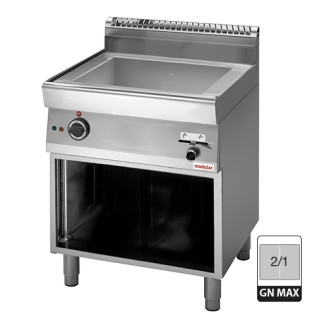 Modular Elektrische bain-marie - open onderstel, 2/1 GN