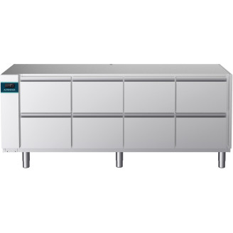 NordCap koelwerkbank, 4 compartimenten CLO 650 4-7051