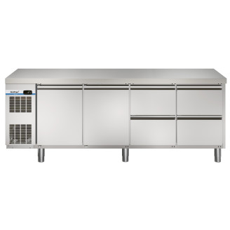 NordCap COOL-LINE koelwerkbank (4 compartimenten) KT-CL 2149 2T 4Z