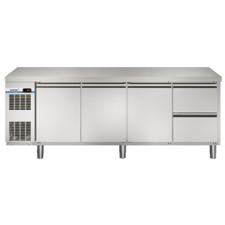 NordCap COOL-LINE koelwerkbank (4 compartimenten) KT-CL 2149 3T 2Z