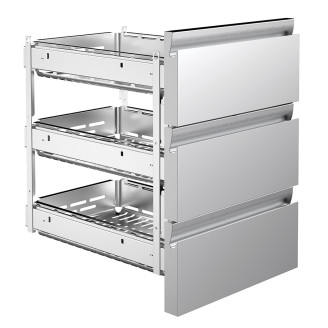 NordCap koelwerkbank, 2 compartimenten CRIO HPO 2-7061