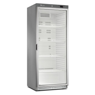 Marecos Roestvrijstalen GN 2/1 Koelkast met Glasdeur - 600 Serie