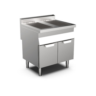 Mareno m0-700 line gasfriteuse 2x15L - 80cm