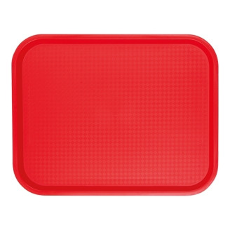 CaterChef Dienblad polypropyleen rood - 45,5x35,5 cm